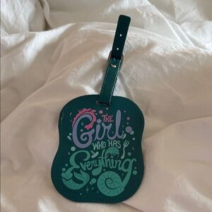 Disney Parks The Little Mermaid Luggage tag NWOT
